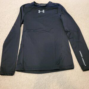 Boy's HeatGear Under Armour Fitted Long Sleeve Shirt - Size Youth Medium
